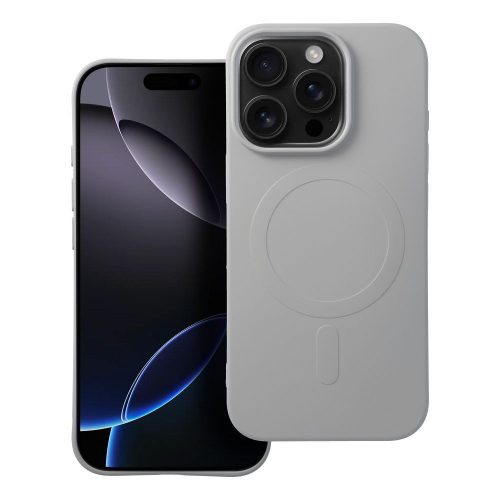 SILICONE MAG COVER (nagy lyuk) tok kompatibilis a MagSafe-fel az IPHONE 16 Pro titán verzióhoz