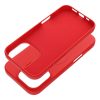 SILICONE MAG COVER (big hole) tok MagSafe kompatibilis IPHONE 16 Pro számára piros