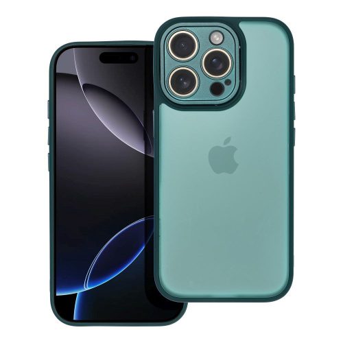 VARIETE tok IPHONE 16 Pro készülékhez sötétzöld színben