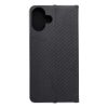 LUNA Book Carbon tok IPHONE 16 Plus-hoz fekete