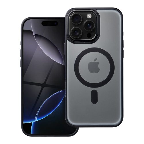 MATTE MAG COVER tok kompatibilis MagSafe-fel IPHONE 16 Pro Max készülékhez, fekete