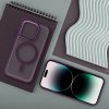 MATTE MAG COVER tok kompatibilis a MagSafe-dal IPHONE 16 Plus plum piros számára