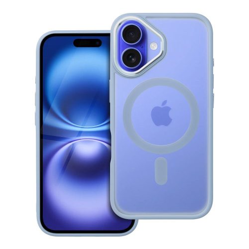 MATTE MAG COVER tok kompatibilis a MagSafe-fel az IPHONE 16 kék színben