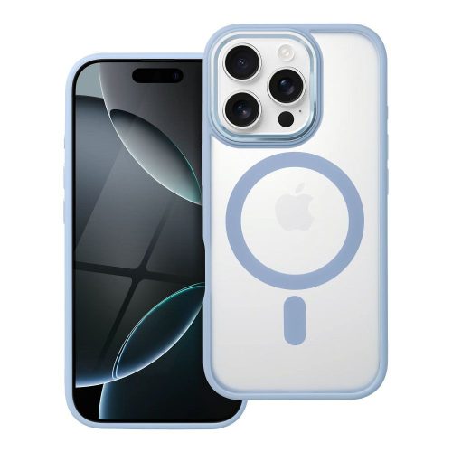 MATTE MAG COVER tok, amely kompatibilis a MagSafe-fel, IPHONE 16 Pro kék színben