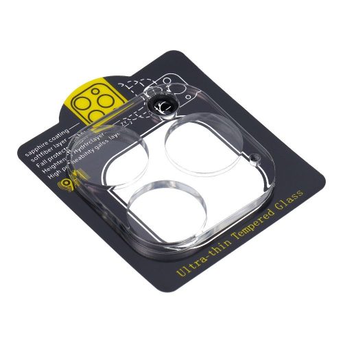 5D Teljes Ragasztású Kamera Edzett Üveg - iPhone 16 Pro-hoz Átlátszó