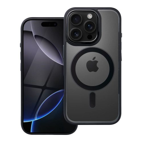 COLOR EDGE MAG COVER tok kompatibilis a MagSafe-fel, iPhone 16 Pro fekete