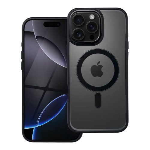 COLOR EDGE MAG COVER tok kompatibilis a MagSafe-fel IPHONE 16 Pro Max készülékhez, fekete