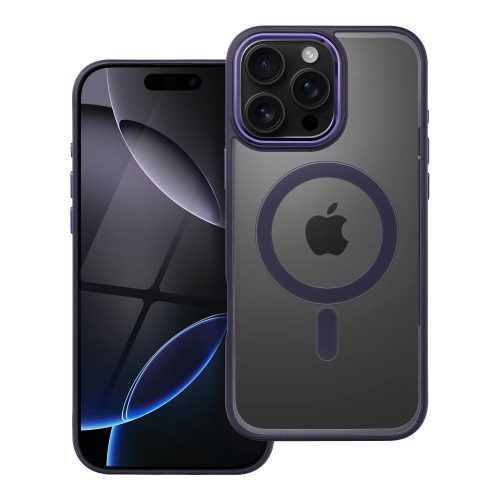 COLOR EDGE MAG COVER tok kompatibilis a MagSafe-fel az IPHONE 16 Pro Max készülékhez mélylila színben