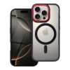 COLOR EDGE MAG COVER tok kompatibilis a MagSafe-fel IPHONE 16 Pro fekete piros színben