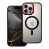 COLOR EDGE MAG COVER tok kompatibilis a MagSafe-fel az IPHONE 16 Pro Max készülékhez fekete piros