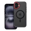 COLOR EDGE MAG COVER tok kompatibilis a MagSafe-el IPHONE 16 Plus fekete piros