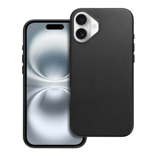 bőr MAG COVER tok IPHONE 16 Plus fekete