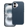 bőr MAG COVER tok IPHONE 16-hoz indigókék színben