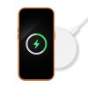 bőr MAG COVER tok IPHONE 16 Plus-hoz narancssárga