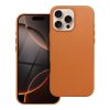 bőr MAG COVER tok IPHONE 16 Pro Max készülékhez narancssárga