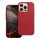 bőr MAG COVER tok IPHONE 16 Pro-hoz piros