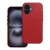 bőr MAG COVER tok IPHONE 16-hoz piros