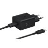 SAMSUNG epiroseti töltő Type C + Type C to Type C kábel PD 3A 45W EP-T4511XBEGEU fekete bliszter