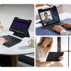 DUX DUCIS tok DK összehajtható vezeték nélküli billentyűzettel iPad Pro 11 (2024) fekete