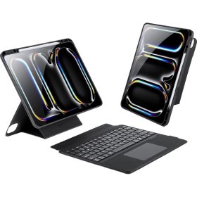   DUX DUCIS tok DK összehajtható vezeték nélküli billentyűzettel iPad Pro 13 (2024) fekete