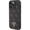 GUESS tok az IPHONE 14 Pro-hoz GUHCP14LPG4GPK (4G Triangle Metal Logo) fekete