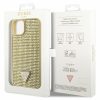 GUESS tok IPHONE 13 / 14 / 15 GUHCP14SHDGTPD (Rhinestone Triangle) arany