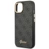 GUESS case for IPHONE 13 / 14 / 15 GUHCP14SHG4SHK (4G Vintage Gold Logo) black