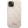 GUESS case for IPHONE 13 / 14 / 15 GUHCP14SHG4SHP (4G Vintage Gold Logo) pink
