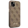 GUESS case for IPHONE 13 / 14 / 15 GUHCP14SHG4SHW (4G Vintage Gold Logo) brown
