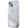 GUESS tok IPHONE 13 / 14 / 15 GUHCP14SLCSGSGH (Liquid Glitter Marble) fehér