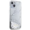 GUESS tok IPHONE 13 / 14 / 15 GUHCP14SLCSGSGH (Liquid Glitter Marble) fehér