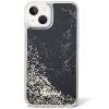 GUESS tok iPhone 13 / 14 / 15 számára GUHCP14SLCSGSGK (Liquid Glitter Marble) fekete