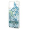 GUESS tok iPHONE 13 / 14 / 15 készülékhez GUHCP14SLFLSN (Flower Liquid Glitter) zöld
