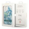 GUESS tok iPHONE 13 / 14 / 15 készülékhez GUHCP14SLFLSN (Flower Liquid Glitter) zöld