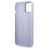 GUESS tok IPHONE 13 / 14 / 15 készülékhez GUHCP14SSLSMU (Szilikon Vintage Arany Logó) lila