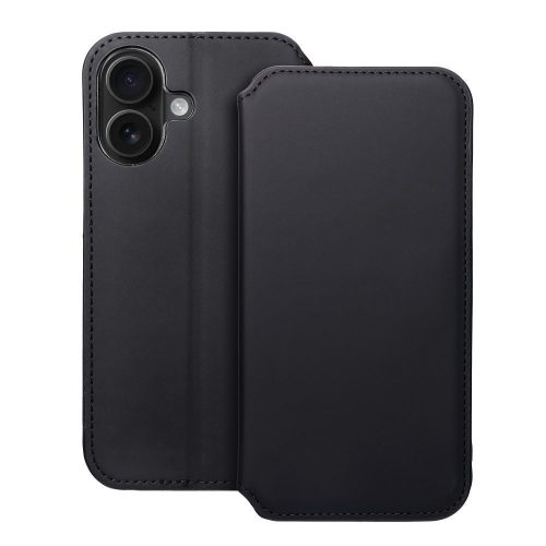 DUAL POCKET Book tok IPHONE 16-hoz fekete