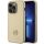 GUESS tok az IPHONE 15 Pro készülékhez GUHCP15LPS4DGPD (Strass Metal Logo) arany