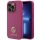 GUESS tok IPHONE 15 Pro-hoz GUHCP15LPS4DGPP (Strass Metal Logo) rózsaszín