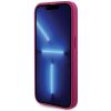 GUESS tok IPHONE 15 Pro-hoz GUHCP15LPS4DGPP (Strass Metal Logo) rózsaszín