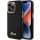 GUESS tok IPHONE 15 Pro-hoz GUHCP15LSMBSLK (Szilikon Script Fém Logó & Keret) fekete