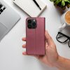 SMART MAGNETO könyvtok IPHONE 16 Pro Max-hoz bordó