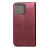 SMART MAGNETO könyvtok IPHONE 16 Pro Max-hoz bordó