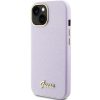 GUESS tok IPHONE 13 / 14 / 15 készülékekhez GUHCP15SPGMCSL (Glitter Glossy Script) lila