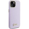 GUESS tok IPHONE 13 / 14 / 15 készülékekhez GUHCP15SPGMCSL (Glitter Glossy Script) lila