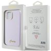 GUESS tok IPHONE 13 / 14 / 15 készülékekhez GUHCP15SPGMCSL (Glitter Glossy Script) lila