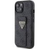 GUESS tok IPHONE 13 / 14 / 15 számára GUHCP15SPGS4TDK (Grip Stand 4G Triangle Strass) fekete