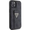 GUESS tok IPHONE 13 / 14 / 15 számára GUHCP15SPGS4TDK (Grip Stand 4G Triangle Strass) fekete