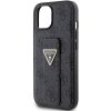 GUESS tok IPHONE 13 / 14 / 15 számára GUHCP15SPGS4TDK (Grip Stand 4G Triangle Strass) fekete