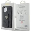 GUESS tok IPHONE 13 / 14 / 15 számára GUHCP15SPGS4TDK (Grip Stand 4G Triangle Strass) fekete