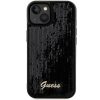 GUESS tok IPHONE 13 / 14 / 15 készülékekhez GUHCP15SPSFDGSK (Sequin Script Metal) fekete